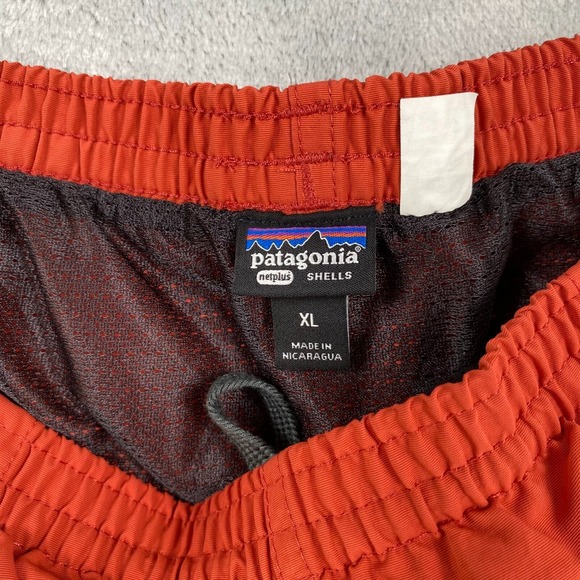 Patagonia Netplus Shells Shorts Men Orange XL Lined Drawstring Athletic Outdoor - Picture 6 of 11